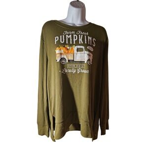 Positive Tees Farm Fresh Pumpkins Size XL 16/18 (U15)